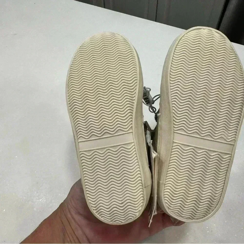 NEW! Zara Toddler Suede & Canvas Zip On Sneakers  Size US 5.5